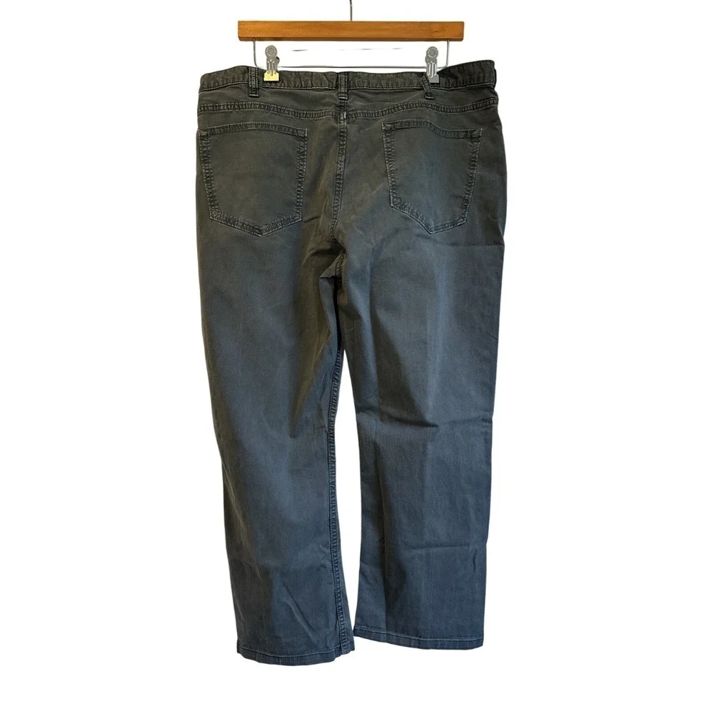 Banana Republic Slim Fit‎ Gray Stretch Cotton Pants Mens 38 Altered Inseam 25